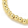 Brass Bead Stretch Bracelets for Women QZ0147-6-3