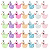35Pcs 7 Styles Luminous Transparent Resin Pendants RESI-CJ0003-49-1
