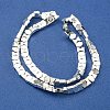 Electroplated Synthetic Non-magnetic Hematite Beads Strands G-C136-A01-04-2