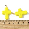Handmade Lampwork with Brass Pendants LAMP-I030-01G-09-3
