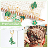 12Pcs 6 Style Cactus & Flower & Coconut Tree & Butterfly Locking Stitch Markers HJEW-PH01600-4