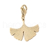 304 Stainless Steel Ginkgo Leaf Pendant Decoration STAS-S165-26G-1