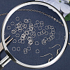 CREATCABIN 100Pcs 925 Sterling Silver Open Jump Rings STER-CN0001-41-5