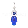 Handmade Evil Eye Lampwork Pendants Decorations HJEW-JM01008-04-2