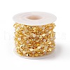 Handmade Eco-friendly Brass Flat Round Link Chain CHC-E025-36G-3