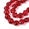 Transparent Electroplate Glass Beads Strands EGLA-T021-12A-2