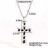 Stainless Steel Enamel Cross Pendant Necklaces YT7190-1-1