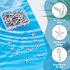 DICOSMETIC 120Pcs 316 Surgical Stainless Steel Pendants STAS-DC0016-12-4