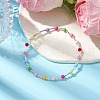 4mm Round Glass Seed Beaded Stretch Bracelets for Women BJEW-JB10350-2