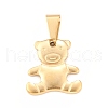 Ion Plating(IP) 304 Stainless Steel Pendants STAS-F288-05G-1