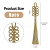 SUPERFINDINGS 8Pcs Nylon Knot Tassel Pendant Decoration AJEW-FH0005-38-2