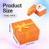 Square Paper Jewelry Ring Gift Boxes with Bowknot CON-TAC0010-80A-4