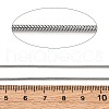 Tarnish Resistant 304 Stainless Steel Round Snake Chains CHS-L001-163-0.9mm-P01-2