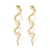 Brass Micro Pave Cubic Zirconia Big Pendants ZIRC-K086-10G-1