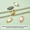 5 Colors Adjustable Alloy Chain Buckles PALLOY-TA0001-91-RS-15