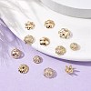 100Pcs 10 Styles Alloy Bead Caps PALLOY-CJ0002-77-5