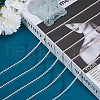 Plastic Pearl Bead Cup Chains CH-WH0013-01A-S-6