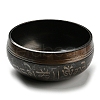Tibetan Singing Bowl & Wood Striker & Cloth Mat Set RELI-PW0004-02B-03-2