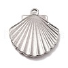 304 Stainless Steel Pendants STAS-B024-25P-2