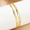 Hollow Out 304 Stainless Steel Cuff Bangles for Women BJEW-Z097-04G-1