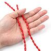 Opaque Glass Beads Strands GLAA-P001-03B-01-5