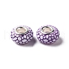 Opaque Resin European Beads RESI-C055-01A-2