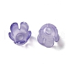 Transparent Acrylic Beads Caps OACR-B022-01G-2