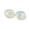 Opalite Donut/Pi Disc Charms G-G142-02V-2