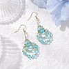304 Stainless Steel Dangle Earrings EJEW-JE06368-02-1