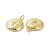 Brass Micro Pave Cubic Zirconia Pendants KK-E068-VF047-3