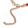 12Pcs 12 Colors Polyester Bracelets BJEW-P340-13H-G-4