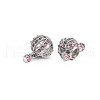 Rack Plating Alloy European Beads MPDL-N039-157-2