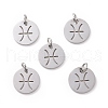 304 Stainless Steel Charms STAS-Q201-T445-12S-2