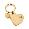 304 Stainless Steel Keychains KEYC-K024-01G-1