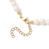 Natural Cultured Freshwater Pearl Two Sides Polished Beaded Necklaces for Women NJEW-JN05334-01-5