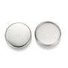304 Stainless Steel Plain Edge Bezel Cups X-STAS-E460-10S-14MM-1
