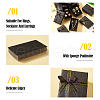 Cardboard Paper Storage Ring Boxes with Velvet Inside CON-TAC0008-02-4
