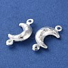 Brass Connector Charms KK-F880-03S-2