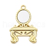 Glass Mirror Pendants FIND-Z073-03G-1