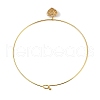 Brass with ABS Imitation Pearl Charm Necklace BJEW-Q350-05C-G-3