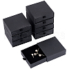 Kraft Paper Necklace Earring Storage Gift Drawer Boxes CON-WH0095-87A-1