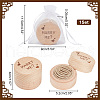 Column Wooden Finger Ring Storage Boxs CON-WH0086-063A-2