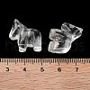 Natural Quartz Crystal Carved Half Hole Beads G-K367-02A-3