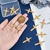 Unicraftale 12Pcs Ion Plating(IP) 304 Stainless Steel Pendants STAS-UN0045-07-3