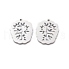 201 Stainless Steel Pendants STAS-V001-23-1