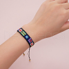 Bohemian Style Japanese Miyuki Glass Seed Beaded Braided Bead Bracelets for Women DC8126-2