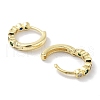 Brass Pave Cubic Zirconia Hoop Earrings for Women EJEW-L269-137G-3