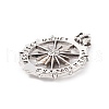 Tibetan Style Alloy Big Pendants FIND-C008-07AS-2