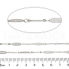 304 Stainless Steel Oval & Bar Link Chains CHS-A016-56P-A-2