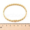 304 Stainless Steel Hinged Bangles for Women AJEW-P127-27G-5
